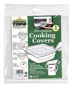 Walmart MICROWAVE COOKING COVERS 2 PACK offer