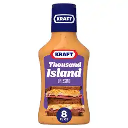 Walmart Kraft Thousand Island Salad Dressing, 8 fl oz Bottle offer