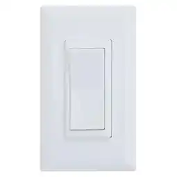 Walmart Valterra Products 15A Decor Rocker Switch with Cover, White offer