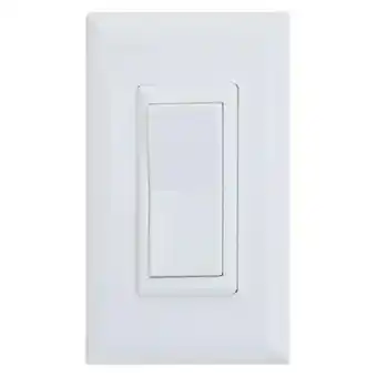 Walmart Valterra Products 15A Decor Rocker Switch with Cover, White offer