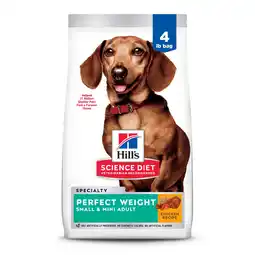 Walmart Hill's Science Diet Perfect Weight Chicken Dry Dog Food, 4lb Bag offer