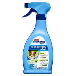 Walmart Hartz UltraGuard Plus Flea And Tick Spray With Aloe for Dogs, 16 oz offer