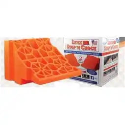 Walmart TRI-LYNX 000182PK Stop N Chock - Orange, 2 Pack offer