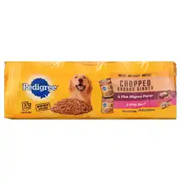 Walmart PEDIGREE Chopped Ground Dinner Wet Dog Food Variety Pack, 13.2 Oz Cans (12 Pack) offer