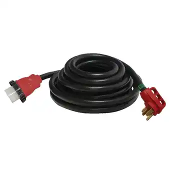 Walmart Valterra A10-5025ED Mighty Cord 50 Amp Detachable Power Cord w/Handle - 25', Red offer