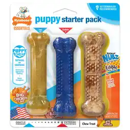 Walmart Nylabone Puppy Starter Pack - Up to 25 lbs offer