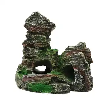 Walmart Hot Small Rockery Mini Jianfeng Mountain Aquarium Resin Rockery Small Aquarium Decoration offer