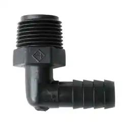 Walmart ELBOW MALE ADAPTER, 90 DEGREES 3/8IN MPT X 3/8IN BARB offer