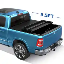 Walmart RVNI Trid-Fold Truck Bed Tonneau Cover for 15-23 Ford F-150 F150 5.6 Feet Bed Styleside offer