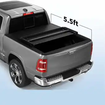 Walmart RVNI 5.5ft Soft 3-fold Truck Bed Tonneau Cover for 2004-2015 Nissan Titan Waterproof offer