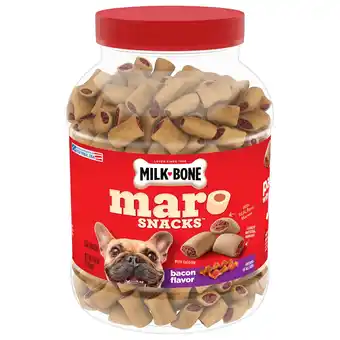 Walmart Milk-Bone MaroSnacks Dog Treats, Bacon Flavor, Small Size, 40 Ounce offer