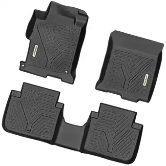 Walmart RVNI Floor Mats liners For 2014-2019 Toyota Highlander 3PCS All Season Waterproof Liners Set offer