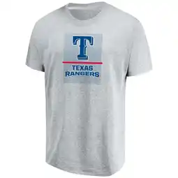 Walmart Men's Majestic Heathered Gray Texas Rangers Flying High Big & Tall T-Shirt offer