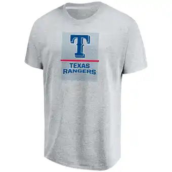 Walmart Men's Majestic Heathered Gray Texas Rangers Flying High Big & Tall T-Shirt offer