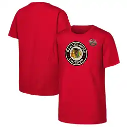 Walmart Youth Red Chicago Blackhawks 2025 NHL Winter Classic Primary Logo T-Shirt offer