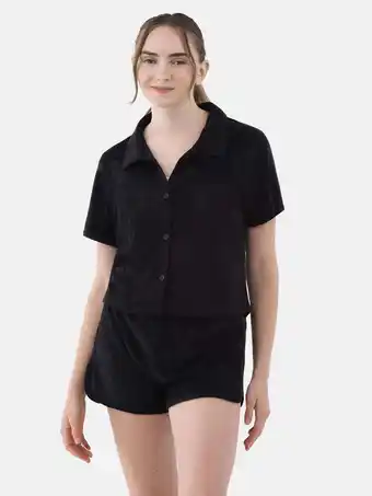 Walmart No Boundaries Hibiscus Terry Coverup Top, Women’s offer