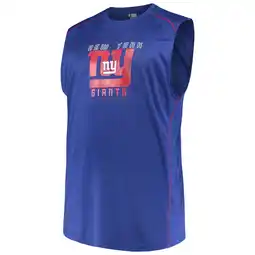 Walmart Men's Majestic Royal New York Giants Big & Tall Endurance Test Muscle Tank Top offer