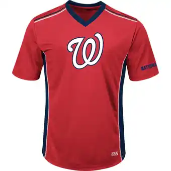 Walmart Men's Majestic Red/Navy Washington Nationals Big & Tall Memorable Moments T-Shirt offer