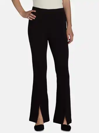 Walmart Time and Tru Women's Flare Ponte Pants, Sizes XS-XXXL offer