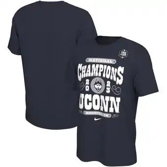 Walmart Nike Navy UConn Huskies 2023 NCAA Men-s Basketball National Champions Celebration T-Shirt offer