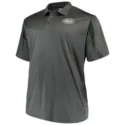 Walmart Men's Majestic Charcoal New York Jets Big & Tall Pieced Polo offer