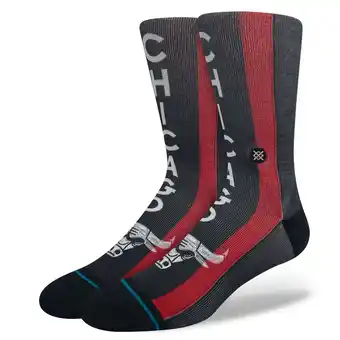 Walmart Unisex Stance Chicago Bulls 2023/24 City Edition Crew Socks offer