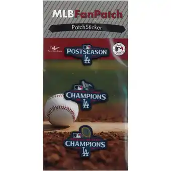 Walmart Los Angeles Dodgers 2024 World Series Champions Three-Piece Patch Set offer