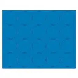 Walmart Mastervision Magnetic Color Coding Dots - 0.75 Diameter - 20 / Bag - Round - Vinyl - Blue (fm1601) offer