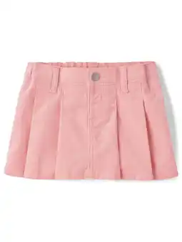 Walmart The Children's Place Baby & Toddler Girls Pleated Skort, Sizes 12M-5T offer