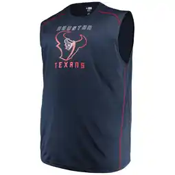 Walmart Men's Majestic Navy Houston Texans Big & Tall Endurance Test Muscle Tank Top offer