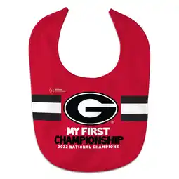 Walmart Infant WinCraft Georgia Bulldogs College Football Playoff 2022 National Champions All Pro Baby Bib offer