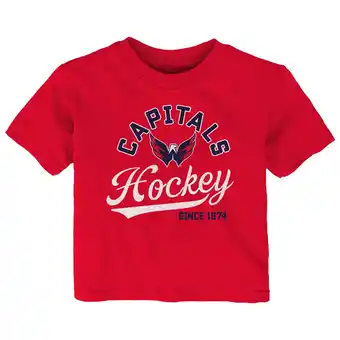 Walmart Infant Red Washington Capitals Take The Lead T-Shirt offer