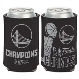 Walmart NBA Golden State Warrior 2022 Tonal Champion 12oz Can Cooler, Collapsible offer