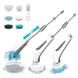 Walmart ALLJOY Electric Spin Scrubber, Shower Cleaning Brush Household Tools for Bathroom & Tile Floor offer