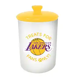 Walmart Los Angeles Lakers Pet Treat Canister offer