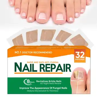 Walmart Toenail Fungus Treatment Extra Strength, 32 Pcs Fungal Nail Patches, 8-Hour Nighttime Renewal offer