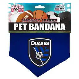 Walmart San Jose Earthquakes Pet Bandana offer