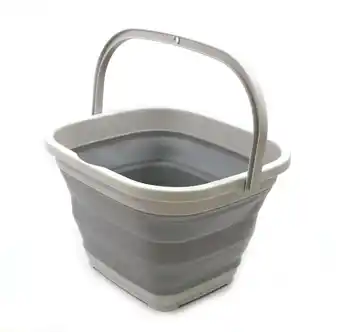 Walmart SAMMART Set of 2-11L (2.9 Gallon) Collapsible Rectangular Handy Basket/Bucket offer