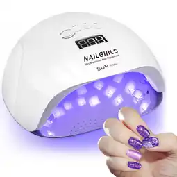 Walmart NAILGIRLS 150W UV LED Nail Lamp Nail Dryer for Gel Nail Polish 4 Timer Setting with Automatic Sensor offer