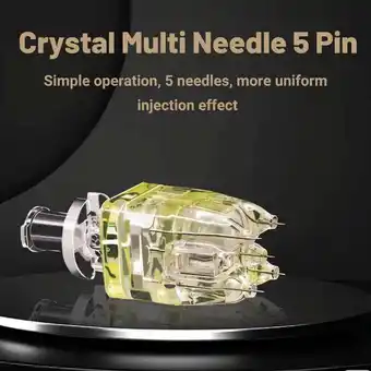 Walmart 5pcs Tips - Disposable Crystal 5 pin Cartridges - Use on Anti Wrinkle Injection Gun Machine offer