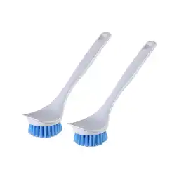 Walmart Eyliden 2-Pack Pot and Pan Cleaning Brush with Non-Slip Handle, Blue, 2 Total Count offer