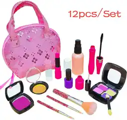 Walmart Children and girls jewelry cosmetics dressing toy set simulation house princess makeup toys offer