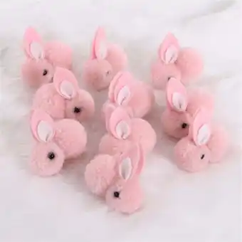 Walmart 10pcs Easter Decoration Plush Mini Bunny Easter Bunny Doll Toy Gift Holiday Savings Gifts offer