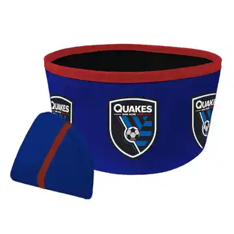 Walmart San Jose Earthquakes Collapsible Travel Dog Bowl offer