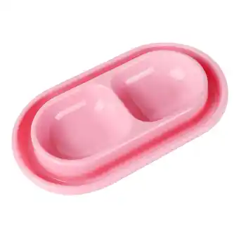 Walmart Cat Bowls for Food and Water Easy to Clean Ants Away Outside Pet Double Bowl Large Pink offer