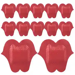 Walmart 50pcs Lip Shaped Wound Bandages First Aid Patches Adhesive Wound Patches offer