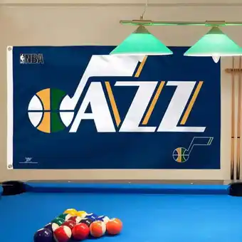 Walmart WinCraft Utah Jazz 3' x 5' Deluxe Flag offer