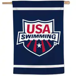 Walmart WinCraft Navy USA Swimming 28'' x 40'' Vertical Flag offer