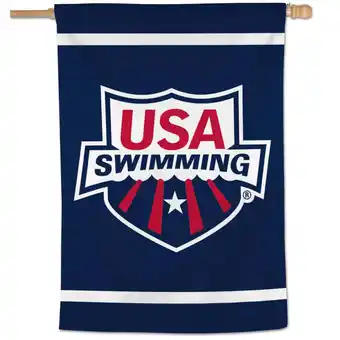 Walmart WinCraft Navy USA Swimming 28'' x 40'' Vertical Flag offer