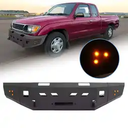 Walmart KOJEM Off-road Front Bumper,W/Winch Plate Fit for 1995-2004 Toyota Tacoma First Gen offer